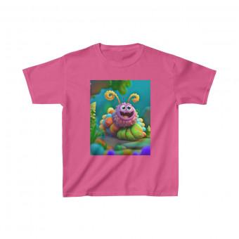 Kids Fun Cartoon Caterpillar T-Shirt